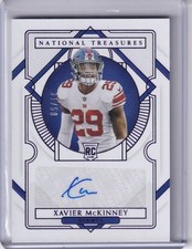 Xavier McKinney 2020 Panini National Treasures Purple Rc Auto (31/50)
