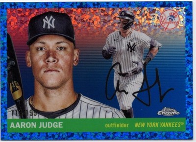 2025 Topps Chrome Platinum - Aaron Judge Blue-Mini Diamond Refractor /199