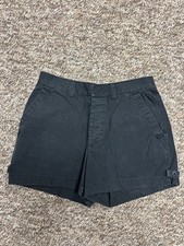 The Limited 100 Cotton Women s Black Shorts Size 6 Button
