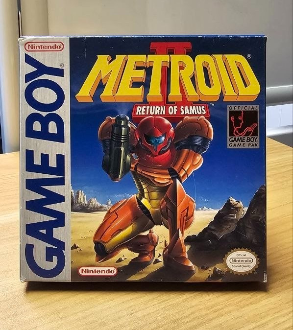 Metroid II: Return of Samus Nintendo Game Boy CIB Complete - Needs Rep Battery