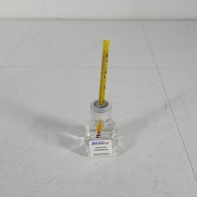 Thermco ACCI0301S Incubator Bottle Analog Thermometer 18°C to 50°C +/-1°C 30 mL