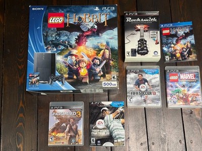 PS3 Lego Hobbitt 500 GB Bundle + 6 Games *Great Condition + Original Packaging*
