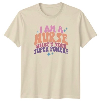 I Am A Nurse Whats Damen T-Shirt Retro Krankenpflege Gesundheitswesen