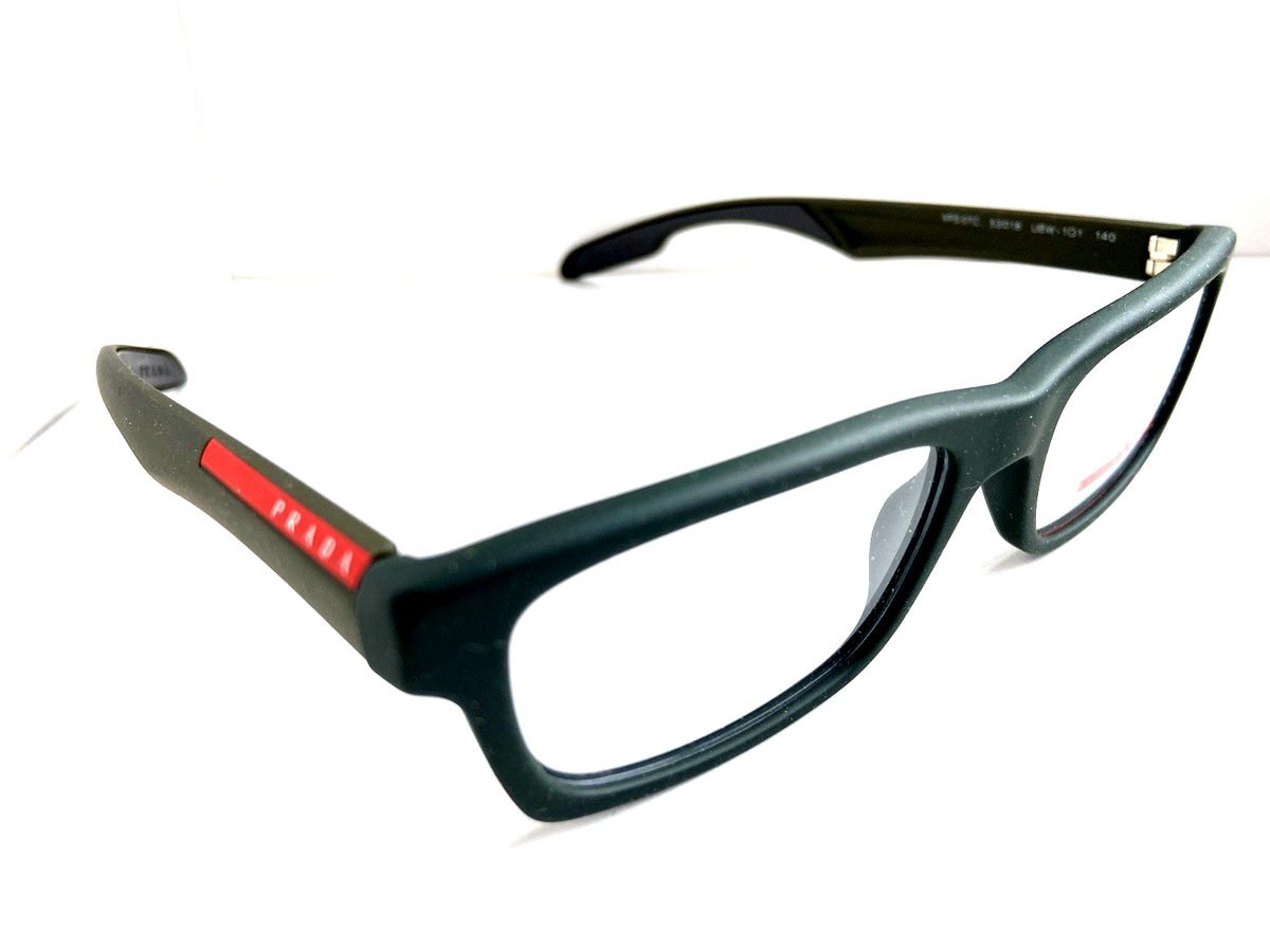 New PRADA Sport VPS 07C UBW-1O1 53mm Black Rx-able Men's