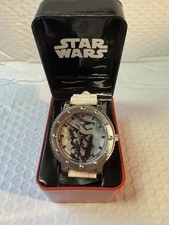Disney Star Wars Stormtrooper Adult Watch 50mm New Old Stock Running And Driving