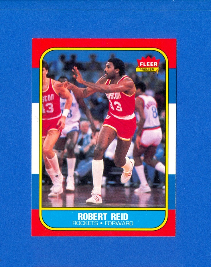 1986/1987 Fleer Basketball #90 Robert Reid '86/87 Set Break Card NR/MT Condition