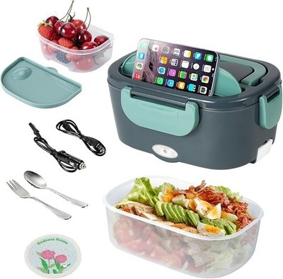 1.5L Electric Heating Lunch Box Portable for Car Office Food Warmer Container US