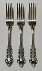 Gorham Sterling Silver ~ MEDICI PATTERN ~ Place Size Fork 7 1/2" (Lot of 3)
