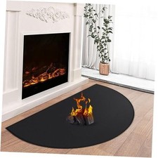 Hearth Rugs for Fireplaces Fire Resistant, 42 x 24 inch Fireproof Fireplace