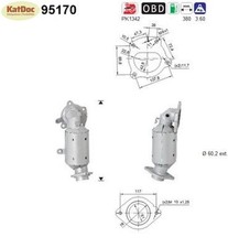 ✅ Katalysator für Toyota Auris/C-HR, 1.2, 85kW, Euro 6