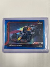 2025 Topps Chrome Formula 1 - F1 Cars Max Verstappen #73 Blue Refractor /150