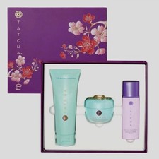Tatcha The Pure Pores Trio Set - Matcha Cleanse, Water Cream, Silk Sunscreen NEW
