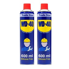 WD-40 Original Multi-Use Lubricant Spray Can 600ml for Maintenance 2 Pack 16.49 per litre