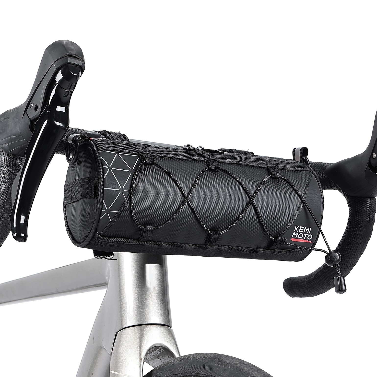 2.4L Bicycles Bike Handlebar Bag w/ Waterproof Rain Cover for Mountain Road Bike