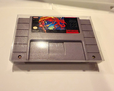 Authentic Super Metroid Cartridge Super Nintendo SNES NTSC-U/C w/ Clear Case