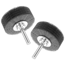2" Stainless Steel Wire Wheel Brush 1/4" Hex Shank For Die Grinder Drill 2pcs