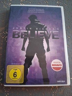 JUSTIN BIEBER'S BELIEVE DVD FILM Zustand SEHR GUT  FSK 6
