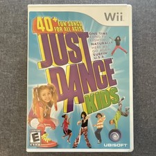 Just Dance Kids Nintendo Wii Disc w/ Case & Manual, Multiplayer Ubisoft 2010 