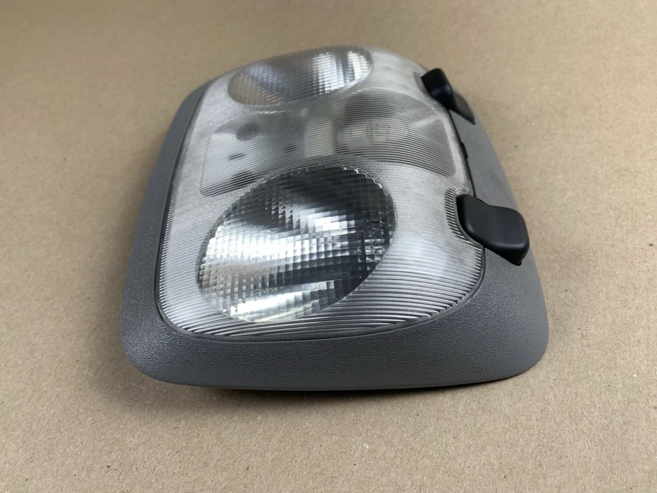 1991-2001 Ford & Mercury Gray Overhead Center Dome Roof Map Light - Image 2 of 4