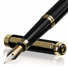 Luxury Fountain pens, Fancy Pen, Real 24K Gold Plating, Best Gift