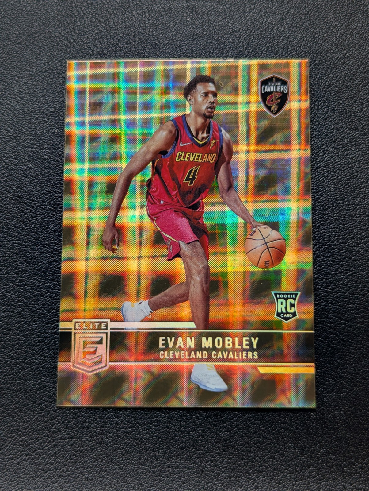 2021-22 Panini Donruss Elite Evan Mobley Rookie Gold Hyper Asia SSP #246...