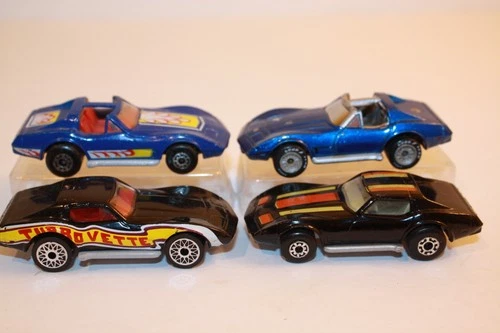 Four (4) Vintage 1979 Matchbox Lesney Chevrolet Corvette Cars