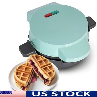 Stuffed Belgian Waffle Maker Nonstick Kitchen Appliance Power Indicator Light US