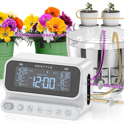 [All-New 2027] 2 Zone Automatic Plant Waterer for Indoor,  Plant Watering Device