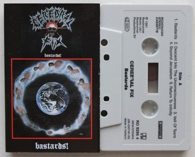 CEREBRAL FIX - BASTARDS (ROADRACER RO92864) 1991 HOLLAND CASSETTE TAPE THRASH