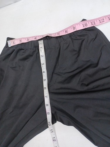 Vintage Algy Dance Leggings Pants Youth Girl's Black Blue Shiny Sz L - Picture 6 of 7