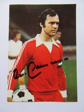 Franz Beckenbauer - signiert - Deutschland DFB Sammelbild Poly Nr. 6 Germany RAR