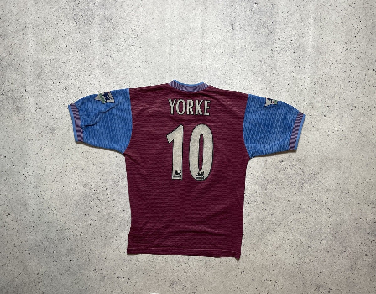 Reebok Aston Villa シャツ Vintage Aston Villa FC Football Home Shirt 1993-1995 Reebok
