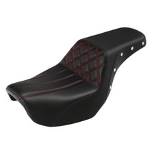 2up Front and Rear Seat Fit For Harley Dyna Street Bob Super Glide 2006-2017