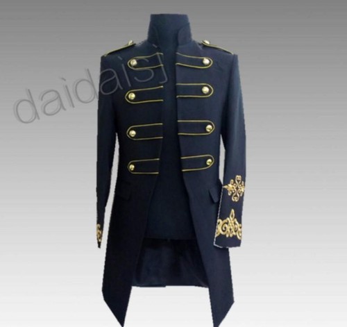 Mens Military Royal Formal Dress Blazer 
