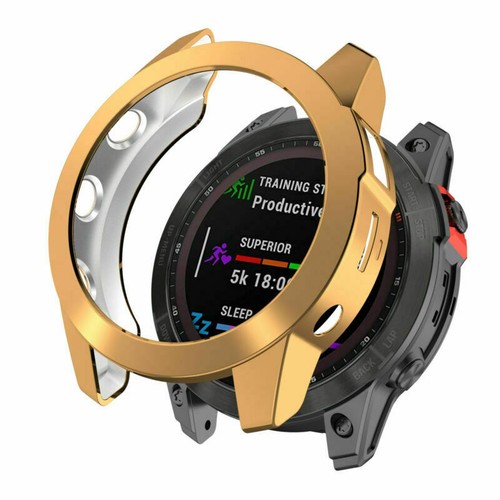 For Garmin Fenix 7 7X 7S 6 6S 6X Pro Watch TPU Case Protective Cover Shockproof - Picture 58 of 63