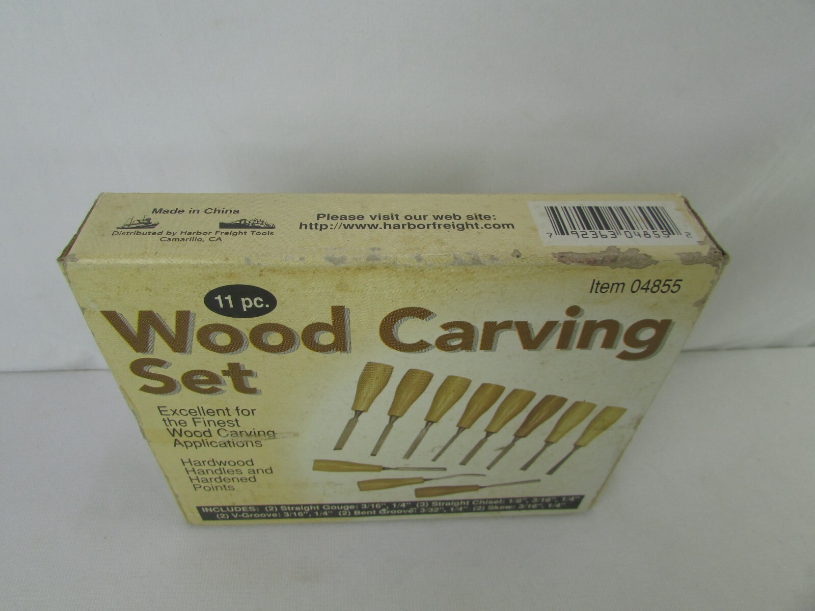 Vintage Harbor Freight 11 Pc Wood Carving Set. Item 04855 eBay