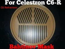 Bahtinov Focus Mask for Celestron C6-R Refractors fits 170mm O.D