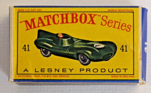 Matchbox No 41 JAGUAR D TYPE #41 race car 1/75 series Lesney Vintage diecast - Picture 8 of 13