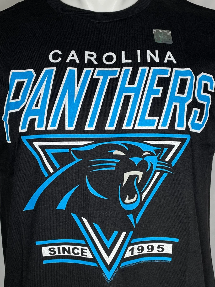 Carolina Panthers NFL Black Logo T Shirt Men s MEDIUM NWT eBay