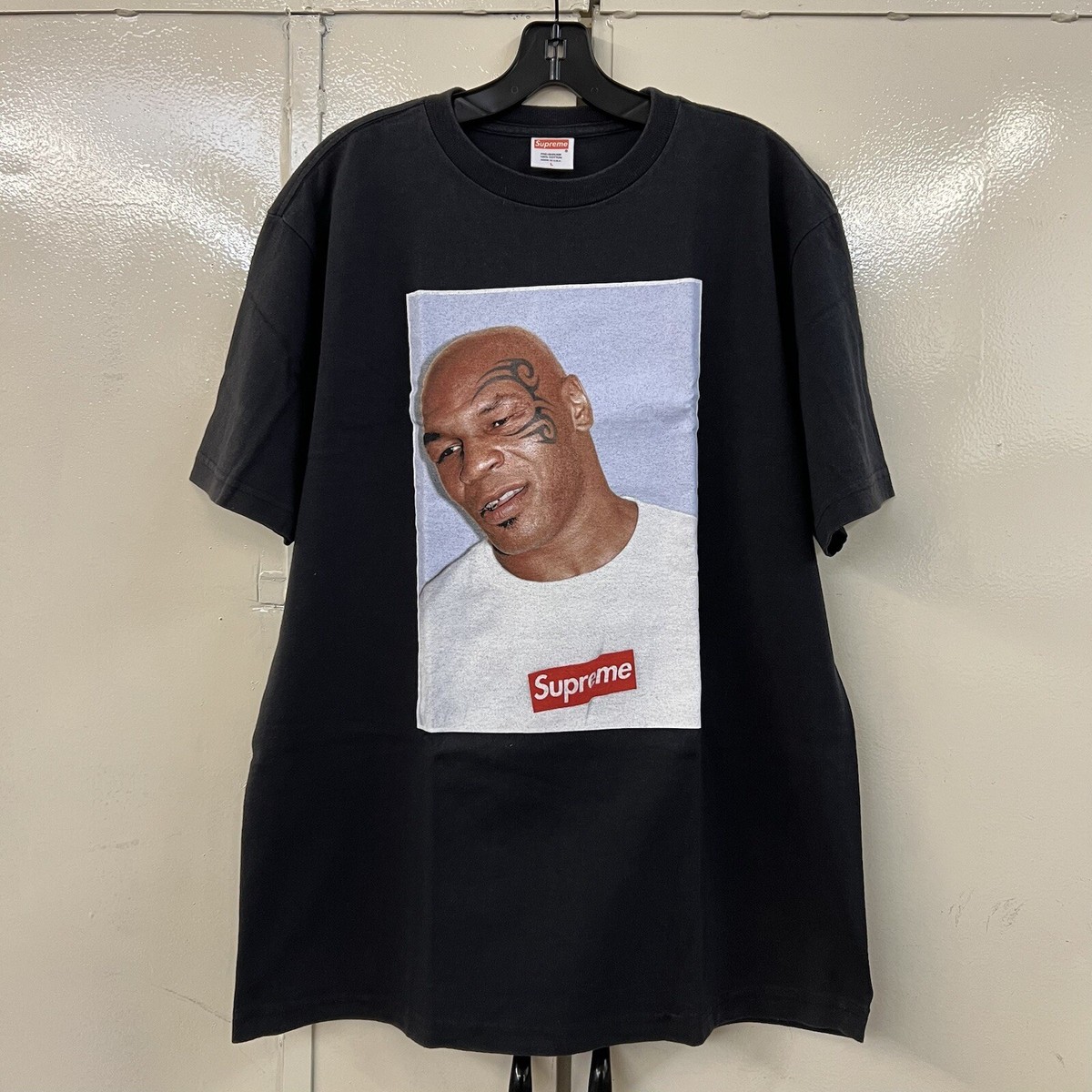 2007 Supreme Mike Tyson Black Tee Shirt Sz L Large Rare Vintage | eBay