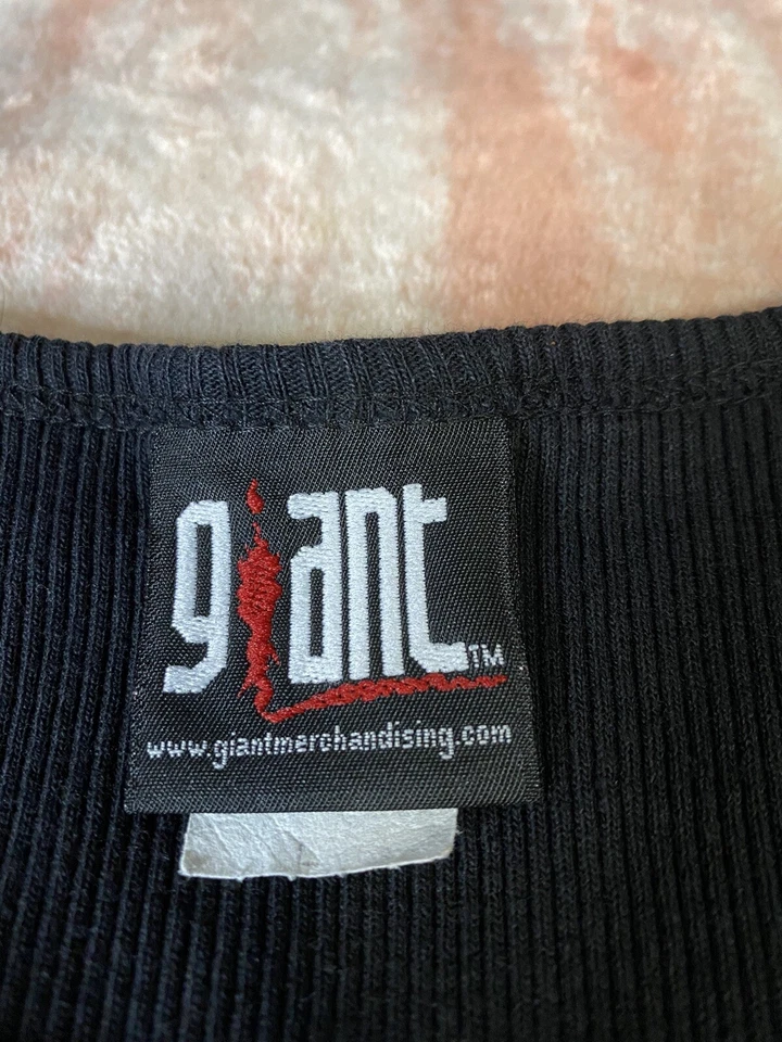 Camiseta sin mangas acanalada vintage Def Leppard etiqueta gigante talla grande Foto 4 de 4