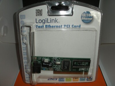 LogiLink 8139D  Netzwerkkarte PCI 10/100Bit Fast Ethernet NEU