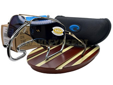       COSTA DEL MAR SHIPMASTER POLISHED GOLD/GRAY 580P SUNGLASSES