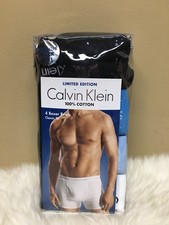 Calvin Klein Mens Limited Edition 4-Pack Classic Boxer Briefs Underwear