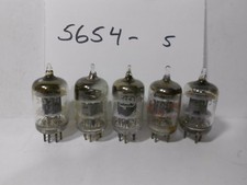 5654 VACUUM TUBE LOT OF 5 
