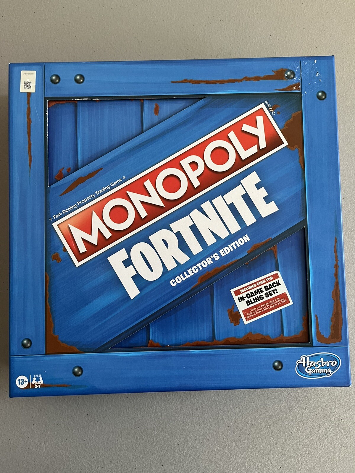 Monopoly Fortnite Collector's Edition Board Game Sealed