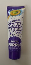 KIDS FUN Crayola Royal Purple Bathtub Fingerpaint Soap 3 oz NEW