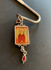 BOOKMARK  Religious Icon Silver Tone Shepherd...
