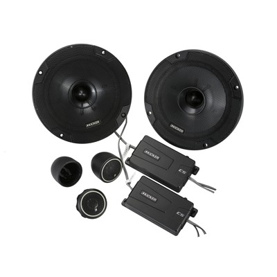 Kicker 46CSS654 Auto Audio Komponenten Lautsprechersystem CS 6,5 Zoll 100 W Runde Hochtöner