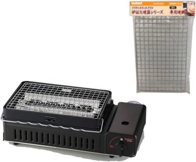 Iwatani Aburiya Tragbar Gas Grill Ofen CB-ABR-2 W/2 Ersatz Netze Mos-Mart